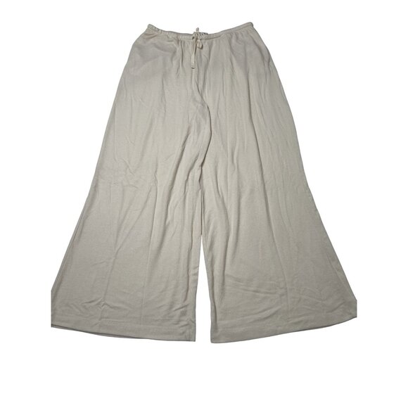 SOLAI Slow Days Wide Leg Pants in Cream - Picture 1 of 5